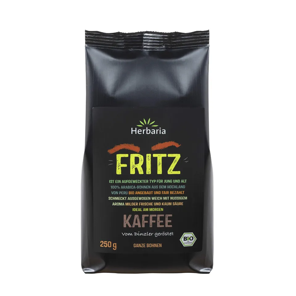 herbaria-fritz-kaffee-ganze-bohnen-250g-bio-s-urearm image 1
