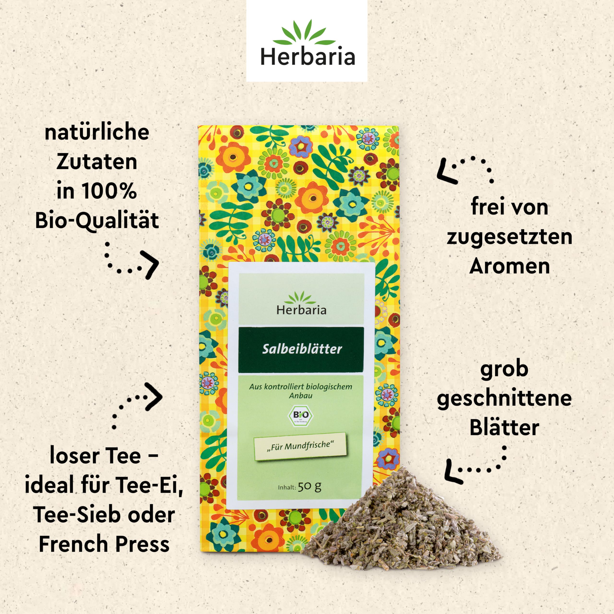 herbaria-tee-salbeibl-tter-kr-utertee-50-g-bio-lose image 3