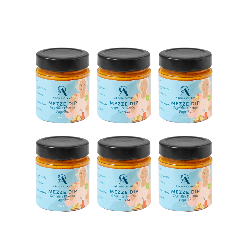 aroma-olymp-bio-mezze-dip-florina-paprika-aufstrich-150-g-vegan image 5