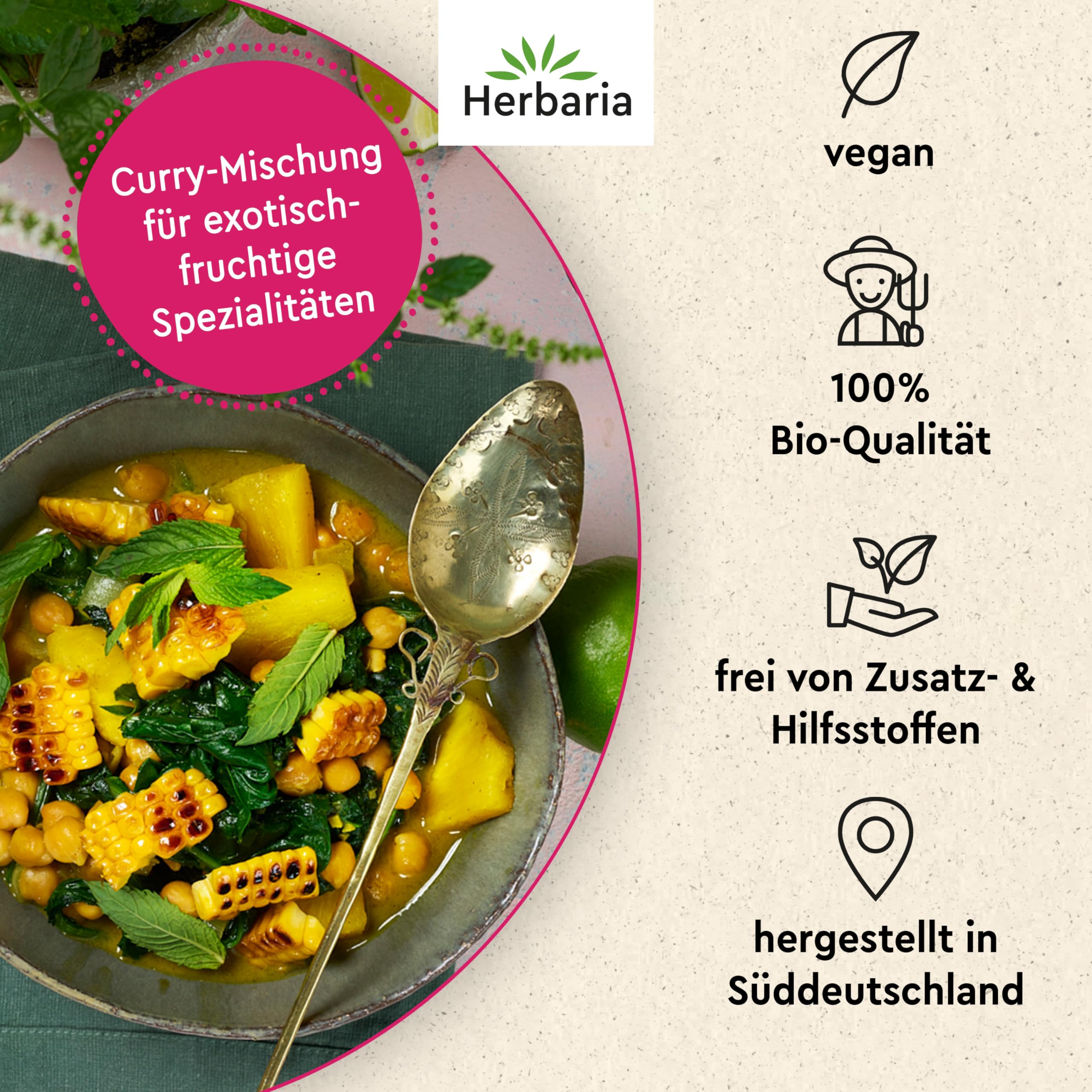 herbaria-calypso-tropical-curry-bio-85g-dose image 2