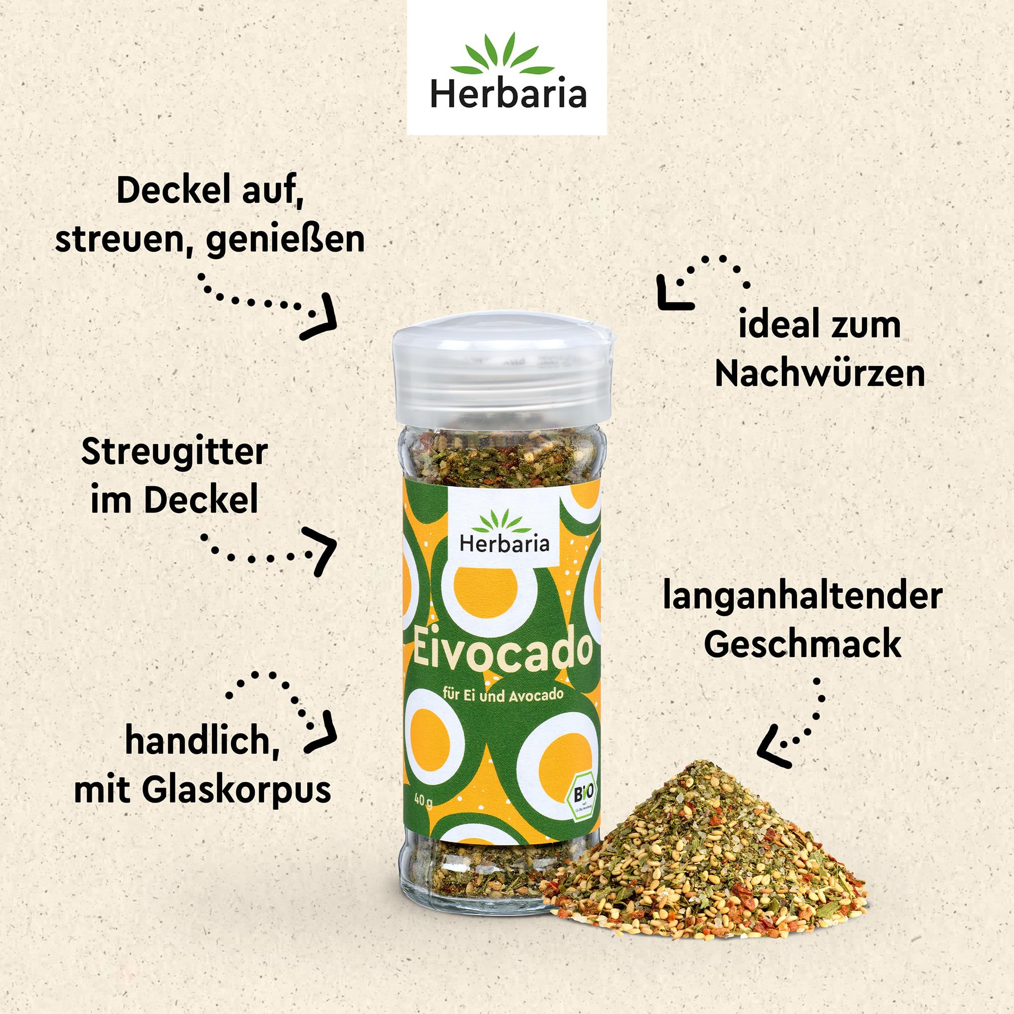 herbaria-eivocado-bio-gew-rz-f-r-ei-avocado-40g-sesam image 3