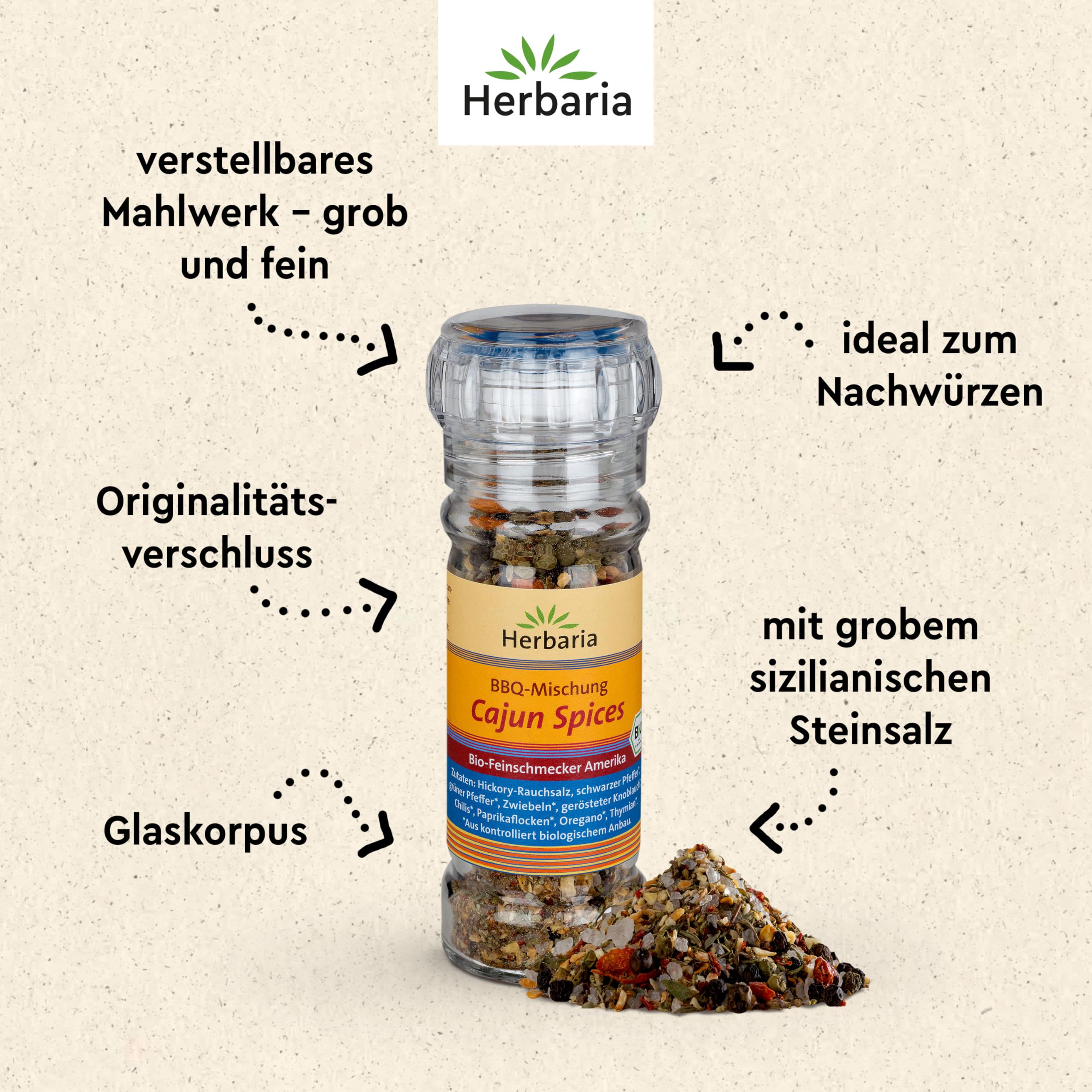 herbaria-amerika-cajun-spice-bio-grillgew-rz-45-g-m-hle image 3
