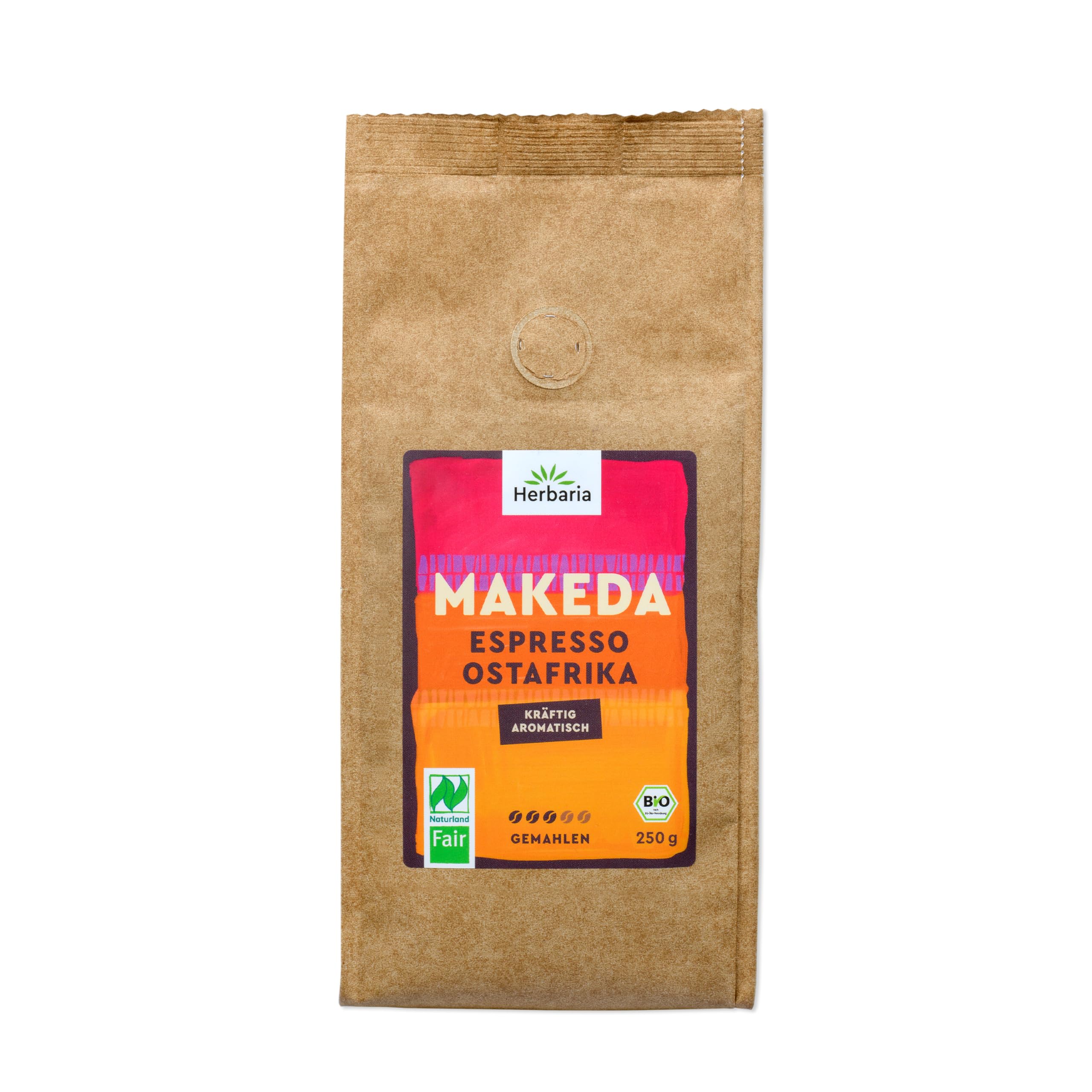 herbaria-makeda-espresso-gemahlen-bio-250g-fair image 1