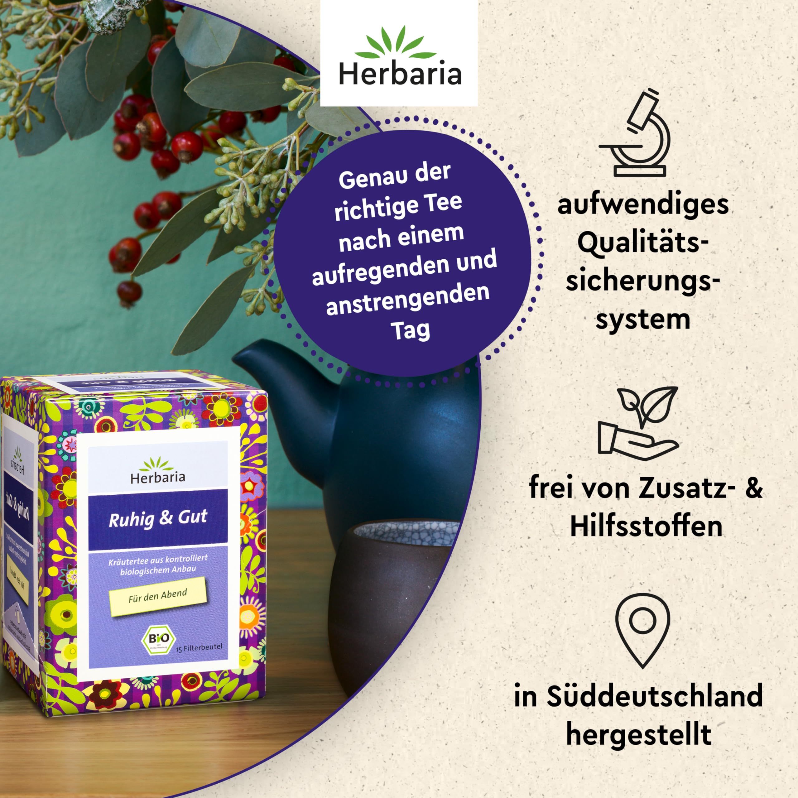 herbaria-tee-ruhig-gut-kr-utertee-15-beutel-abendtee image 3