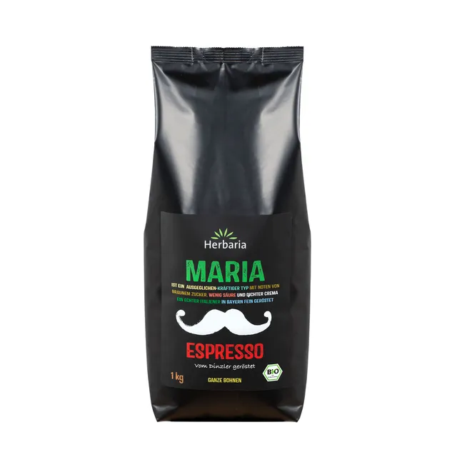 herbaria-maria-espresso-ganze-bohne-1kg-bio image 1