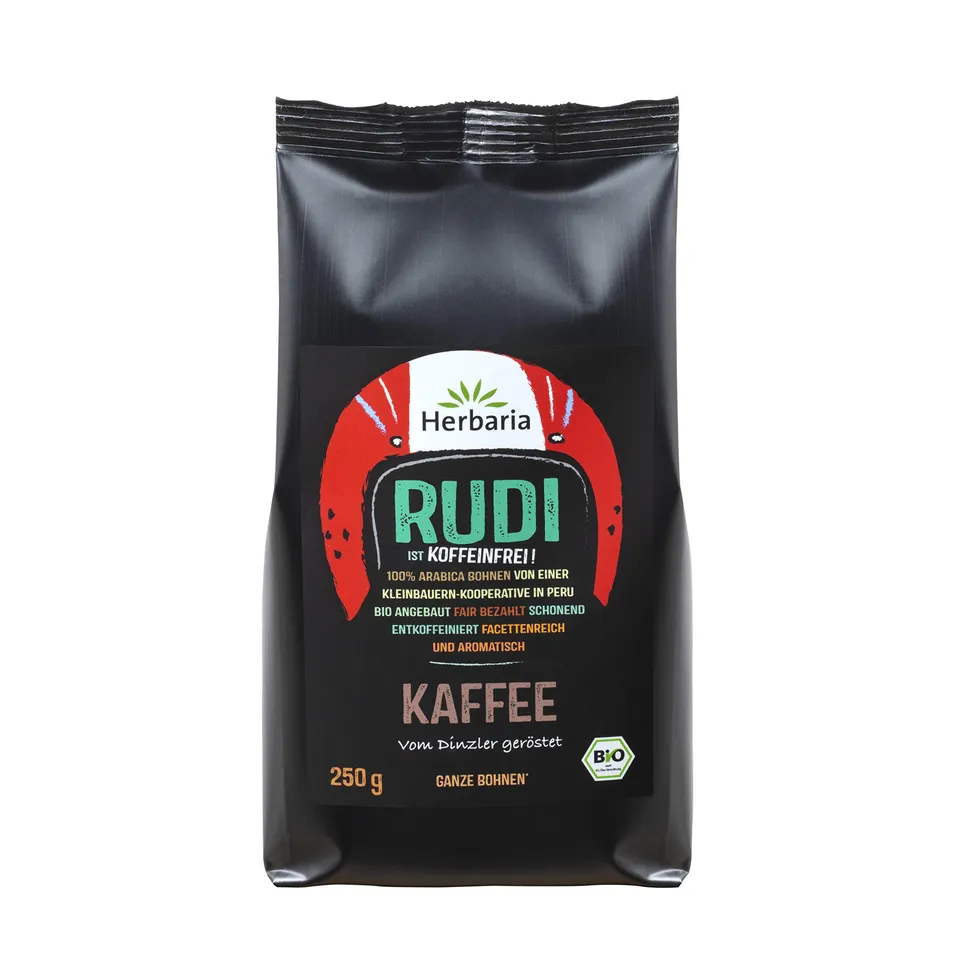 herbaria-rudi-kaffee-entkoffeiniert-bio-250-g-bohnen image 1