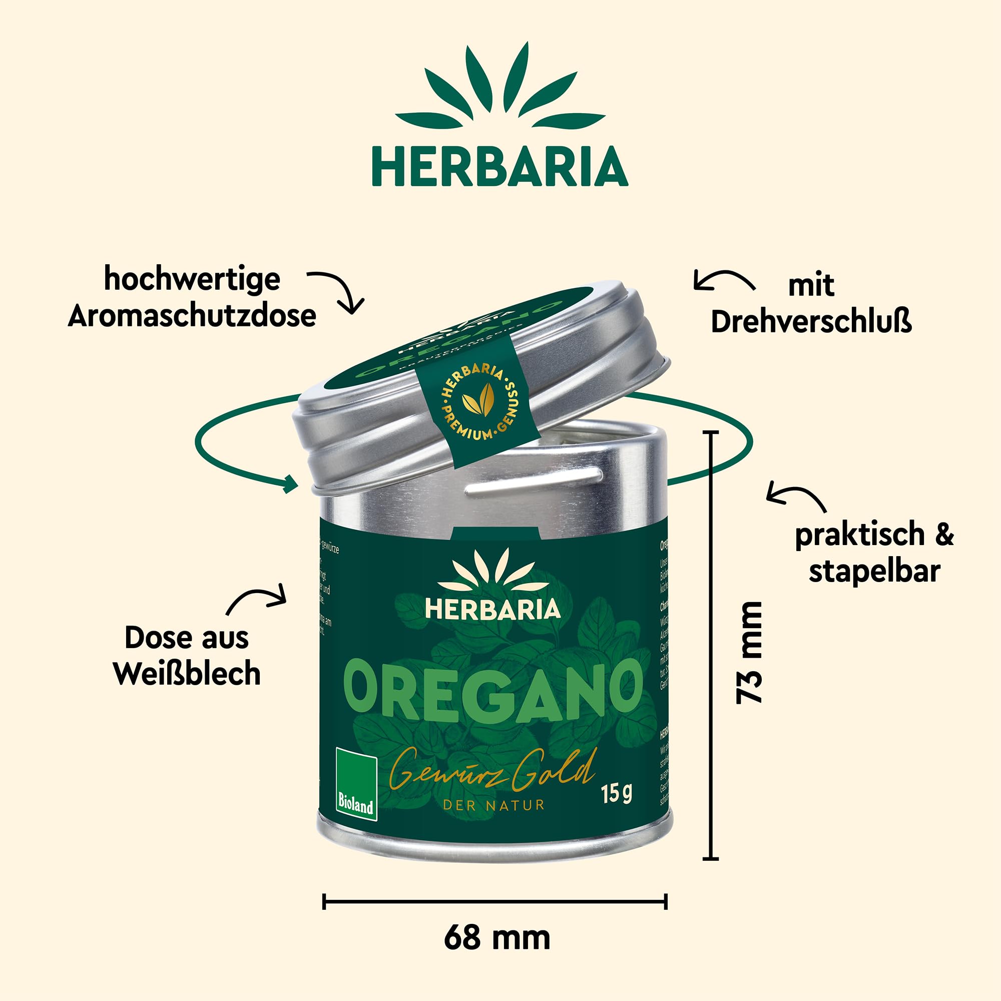 herbaria-einzelgew-rze-oregano-dose-gerebelt-15-g-bio image 6