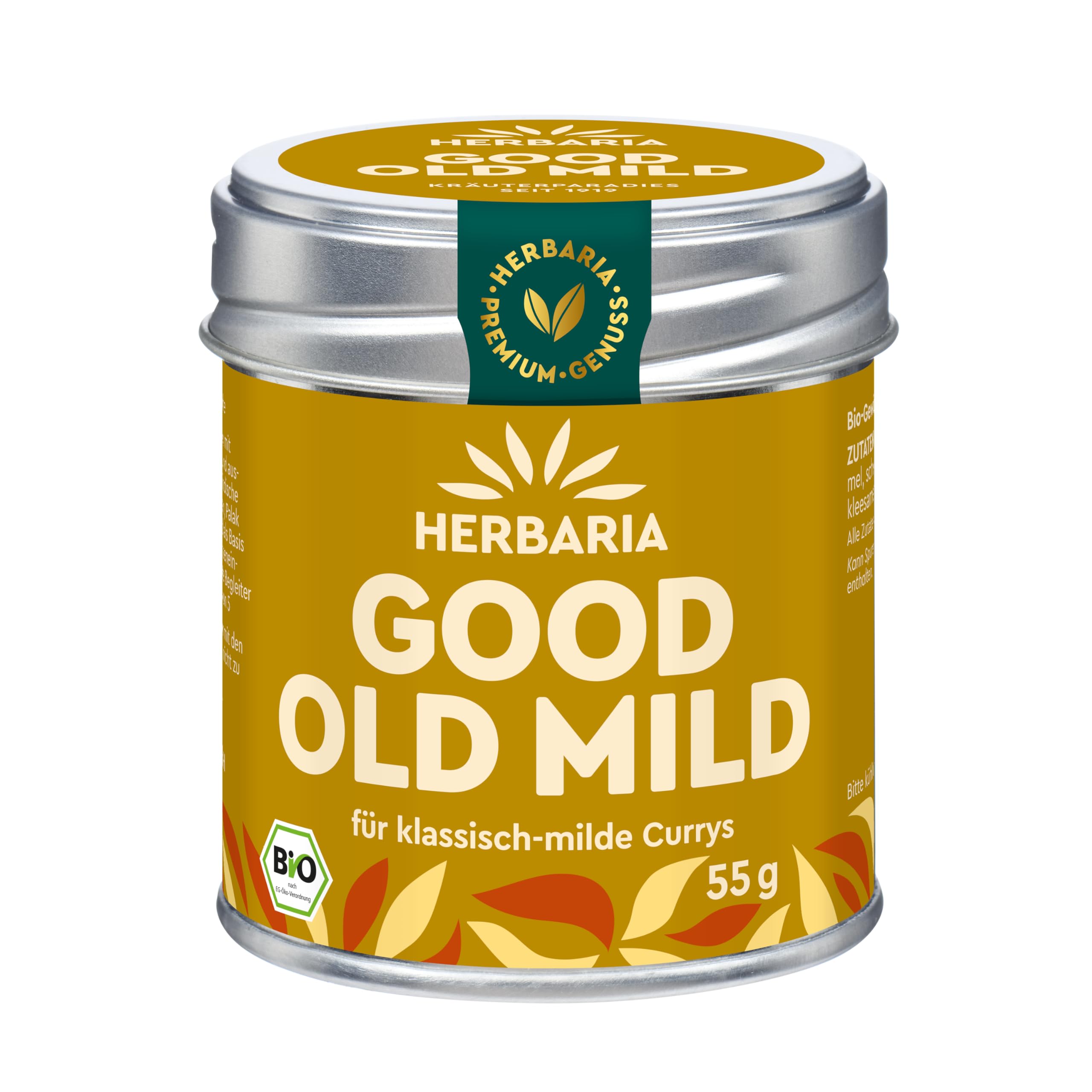 herbaria-good-old-mild-bio-currypulver-80g-dose-mild image 1