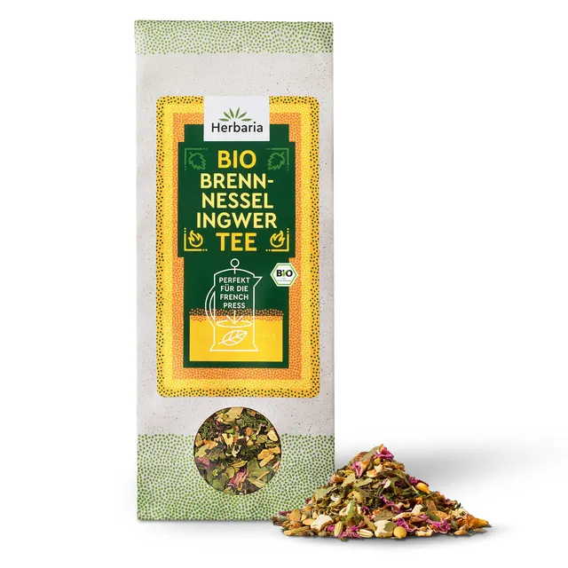 herbaria-brennnessel-ingwer-bio-teemischung-lose-45g image 1