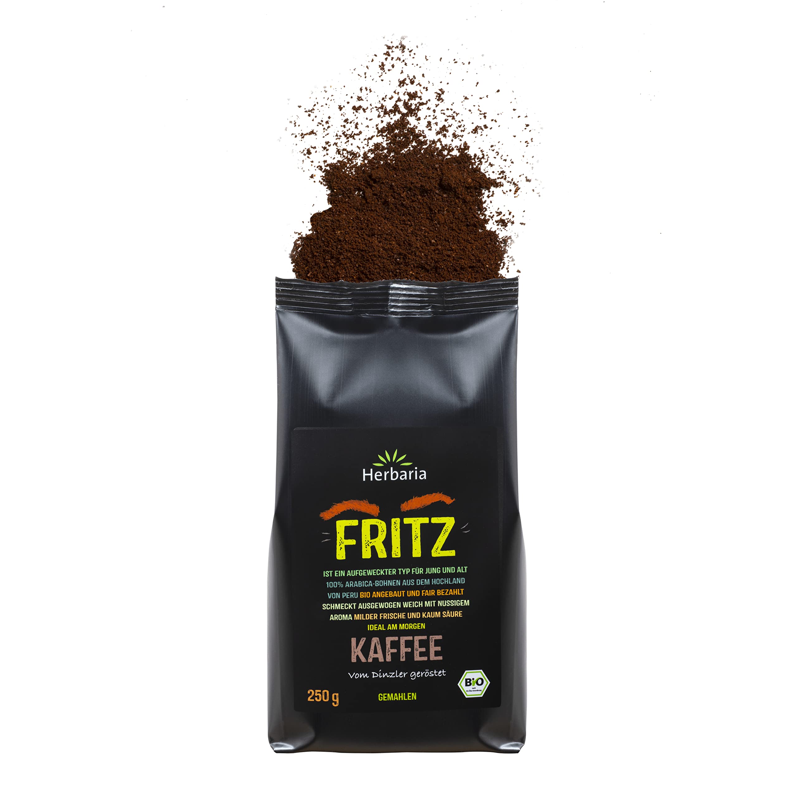 herbaria-fritz-kaffee-gemahlen-bio-arabica-250g-nussig image 4