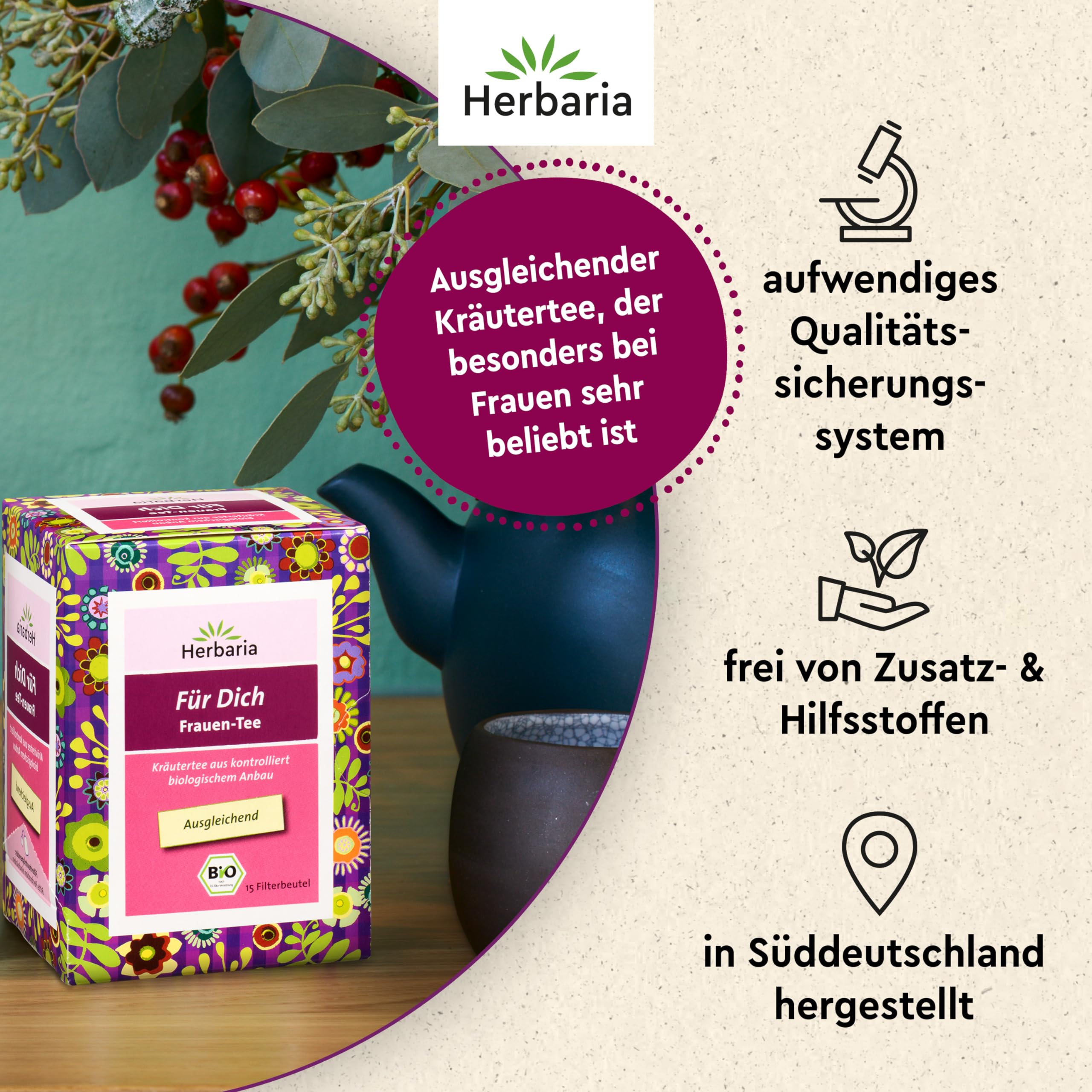 herbaria-f-r-dich-frauentee-bio-kr-utertee-15-filterbeutel image 4