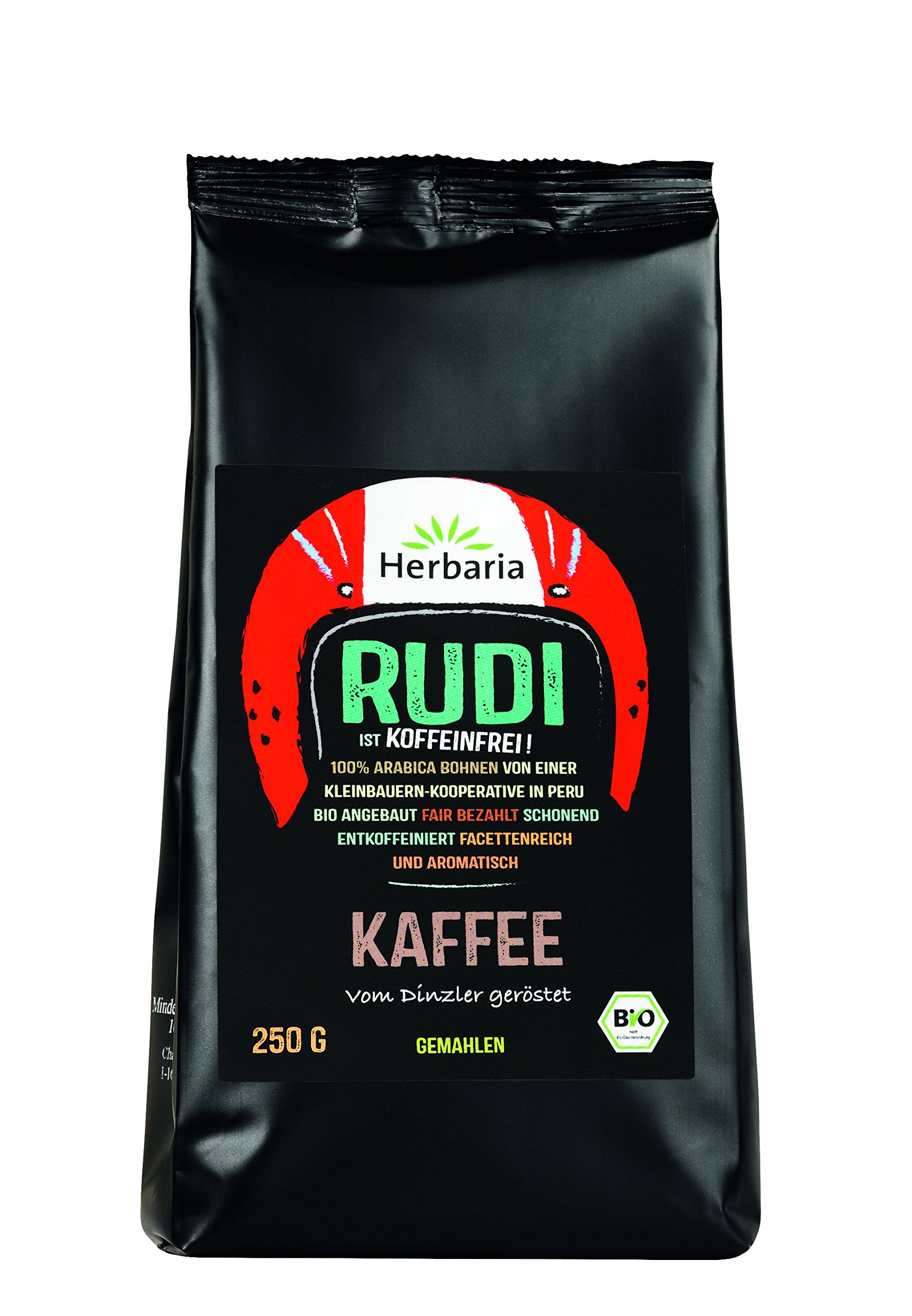 herbaria-rudi-kaffee-bio-entkoffeiniert-gemahlen-250-g-arabica image 1