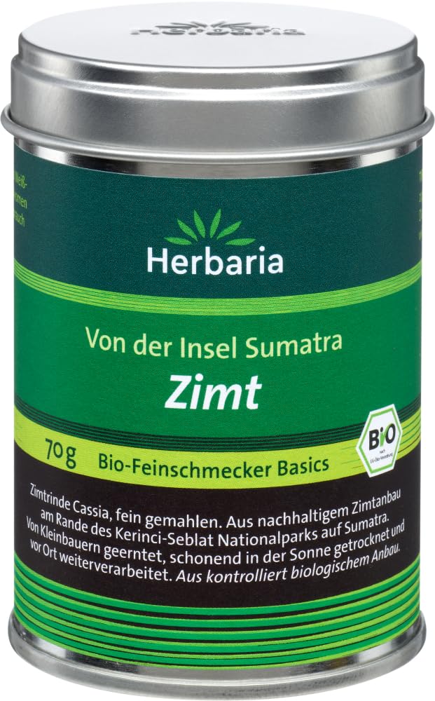 herbaria-zimt-bio-gemahlen-2x70g-doppelpack-kassia image 1