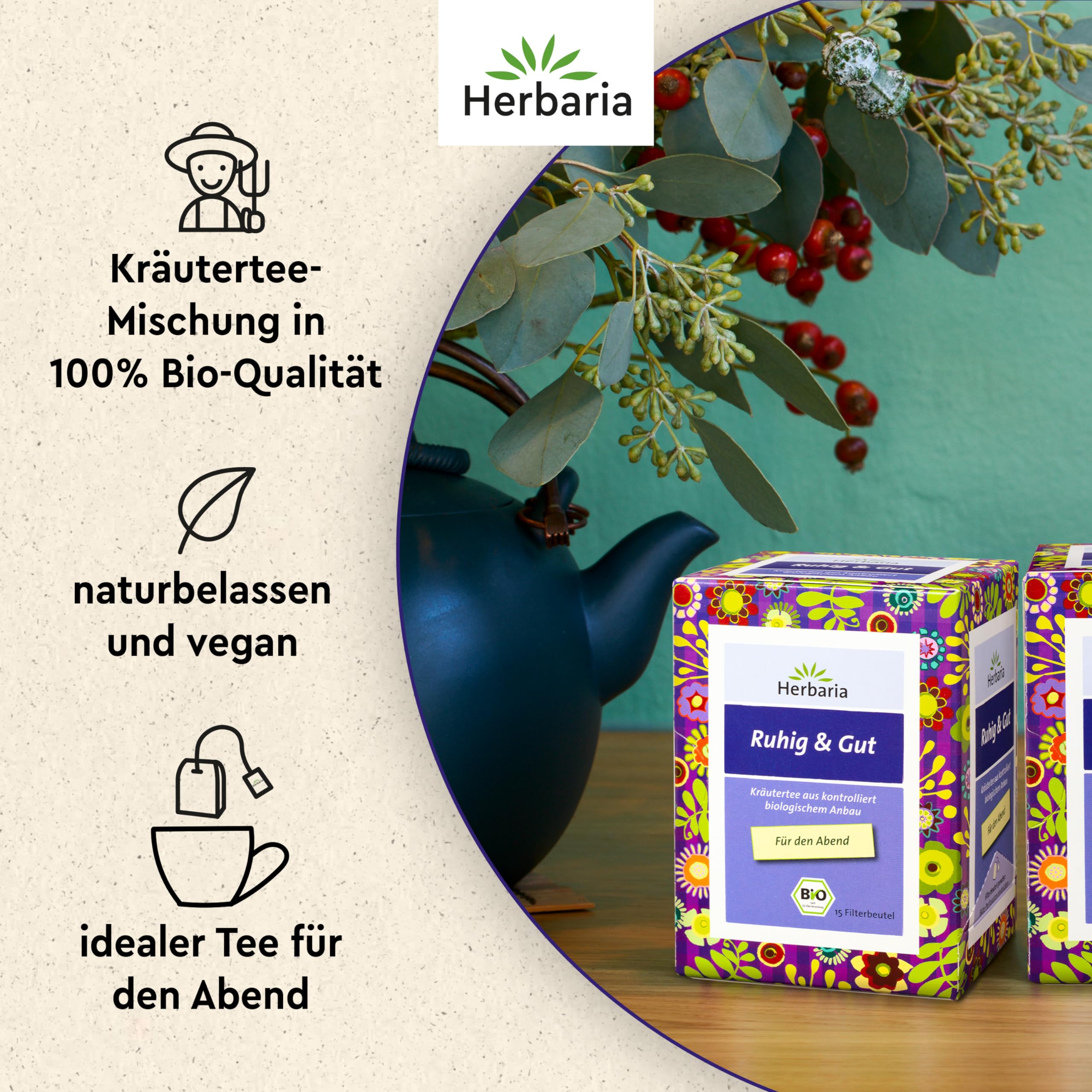 herbaria-tee-ruhig-gut-kr-utertee-15-beutel-abendtee image 2