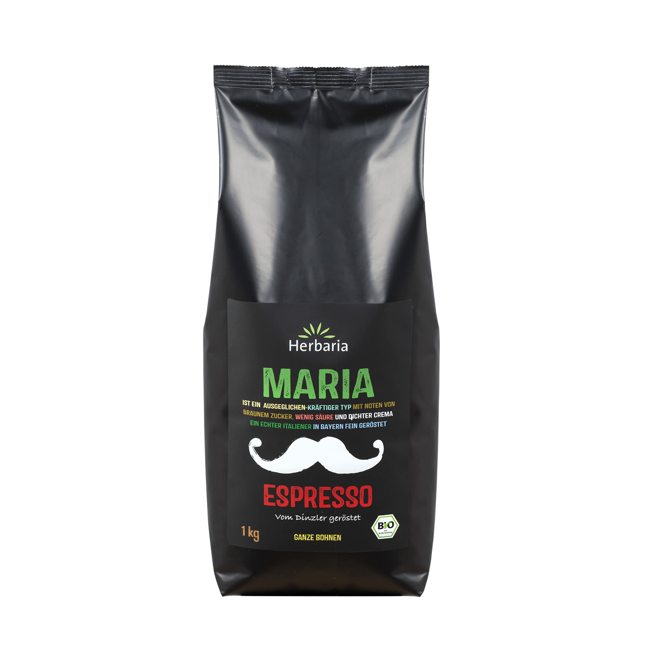 herbaria-maria-espresso-ganze-bohne-1kg-bio image 1