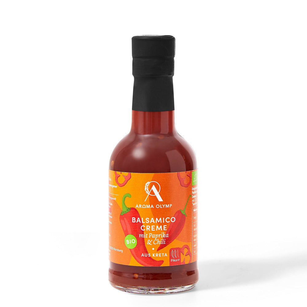aroma-olymp-bio-balsamico-creme-paprika-chili-200-ml-pikant image 1