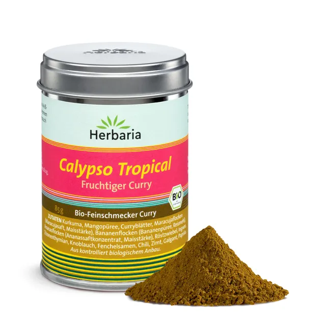 herbaria-calypso-tropical-curry-bio-85g-dose image 1