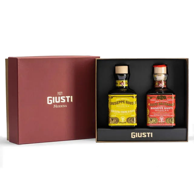 giuseppe-giusti-duo-set-oliven-l-3-medaillen-balsamico-500-ml image 1