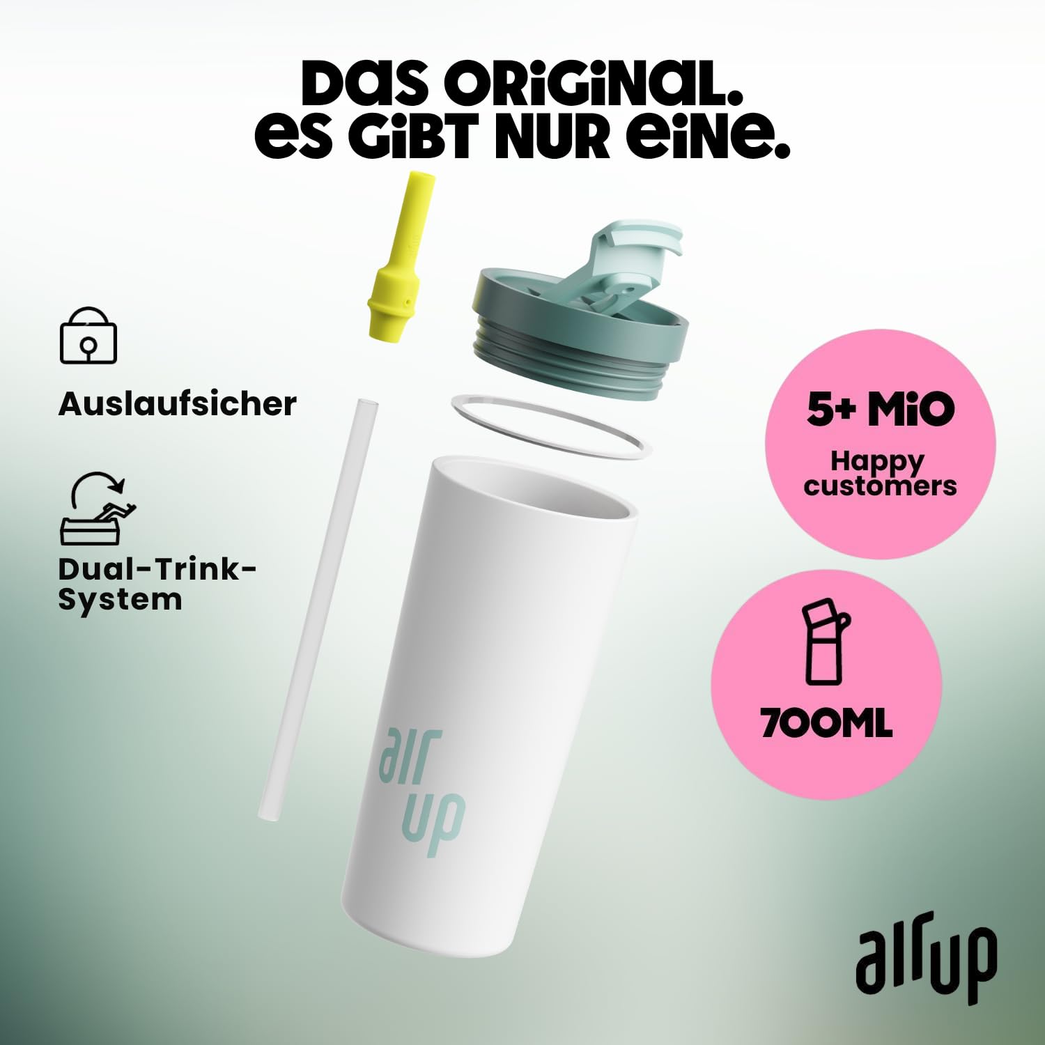 air-up-tumbler-starter-set-700ml-trinkflasche-white-spearmint image 4
