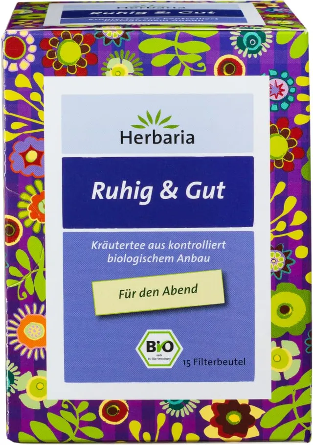 herbaria-ruhig-gut-abendtee-bio-2x24g-30-fb image 1