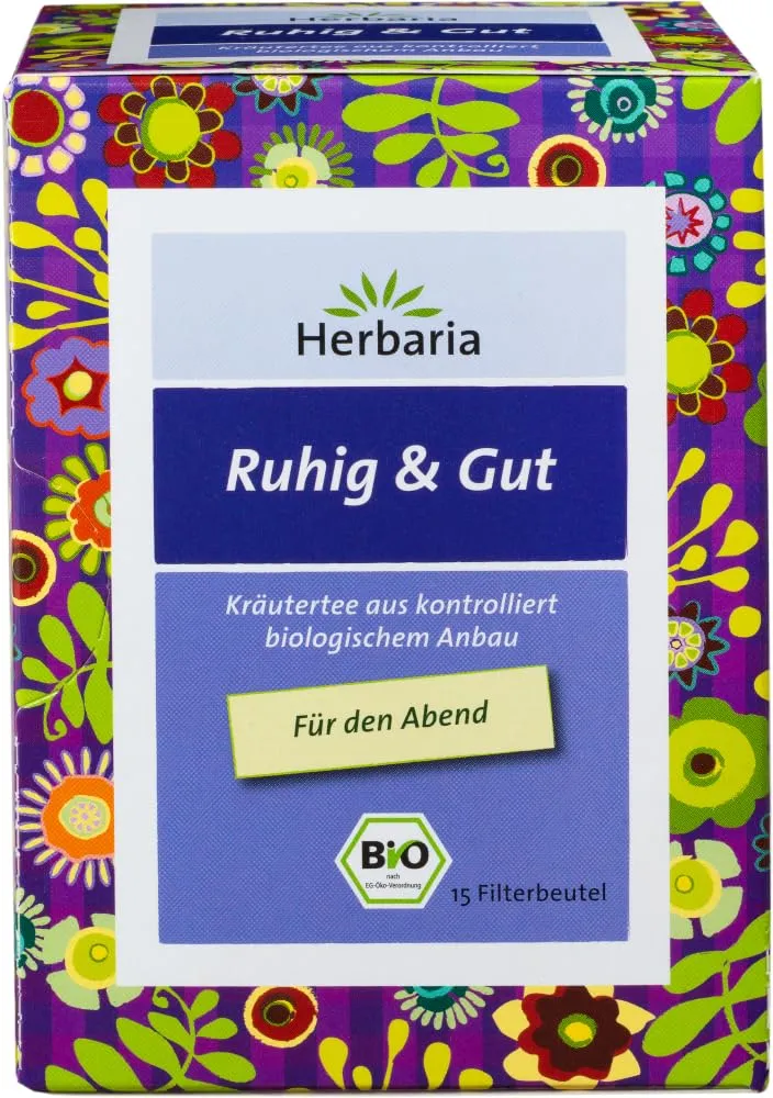 herbaria-ruhig-gut-abendtee-bio-2x24g-30-fb image 1