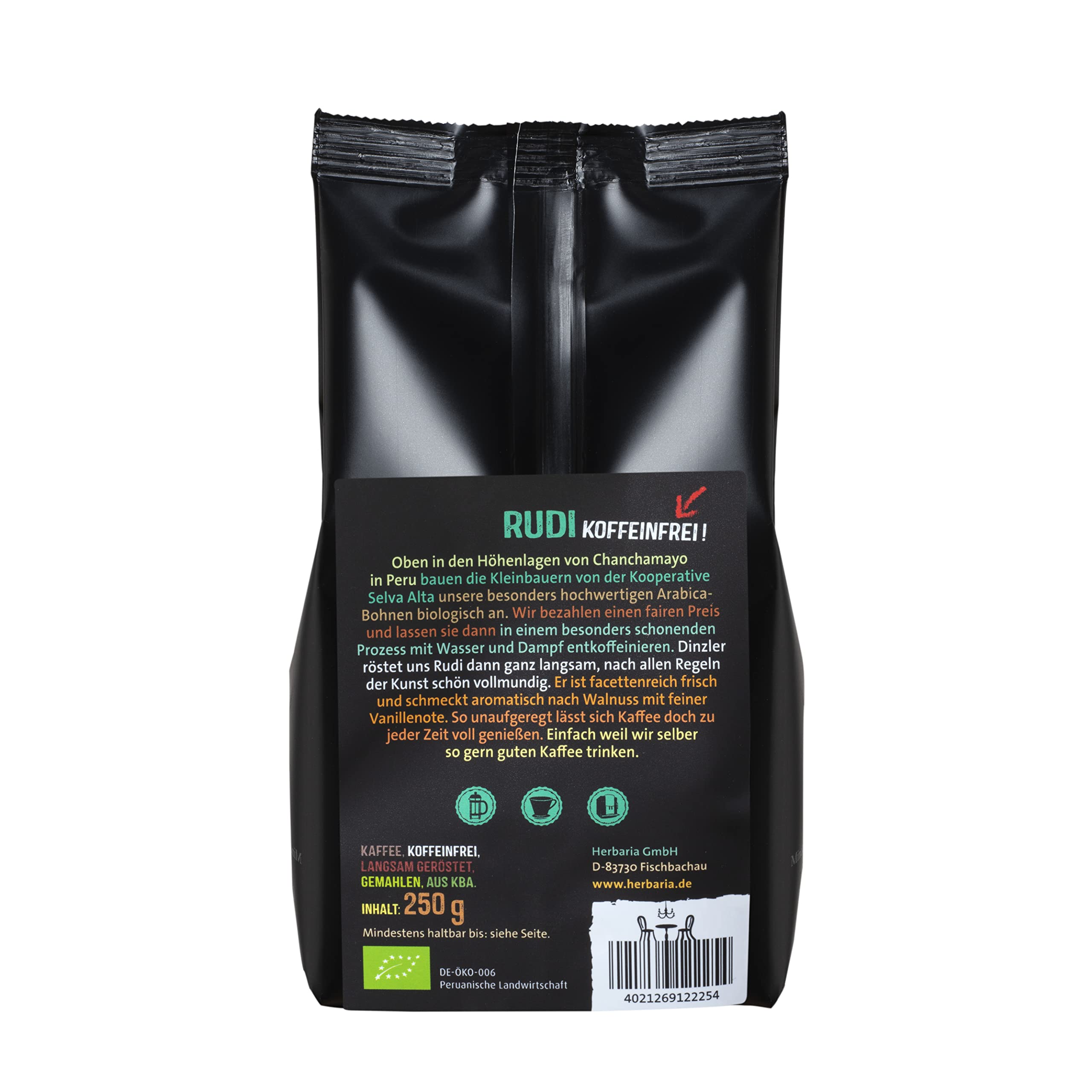 herbaria-rudi-kaffee-bio-entkoffeiniert-gemahlen-250-g-arabica image 3