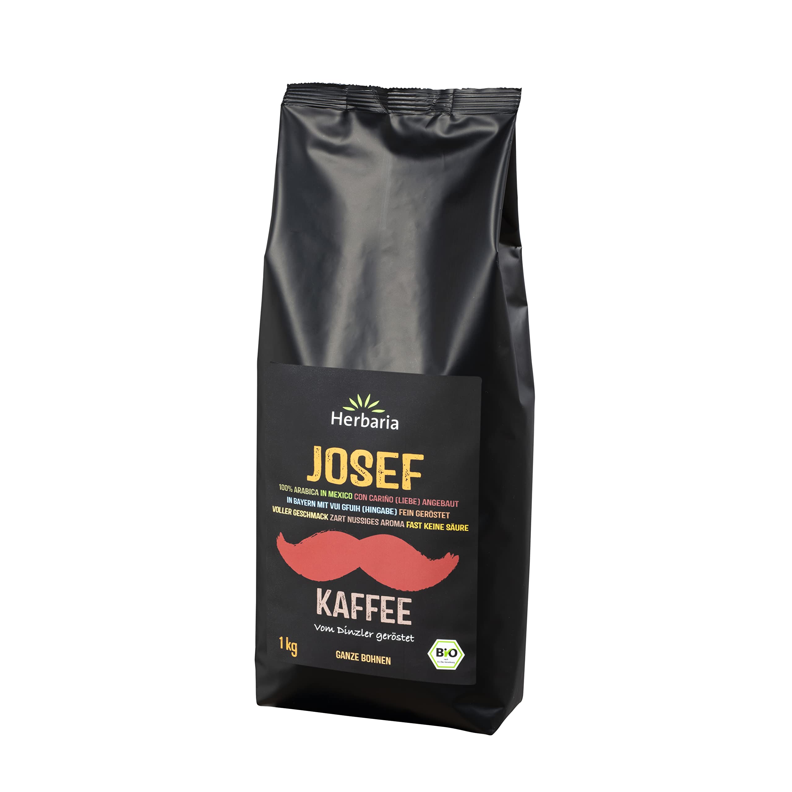 herbaria-josef-bio-kaffeebohnen-1kg-ganze-bohnen-s-urearm image 2