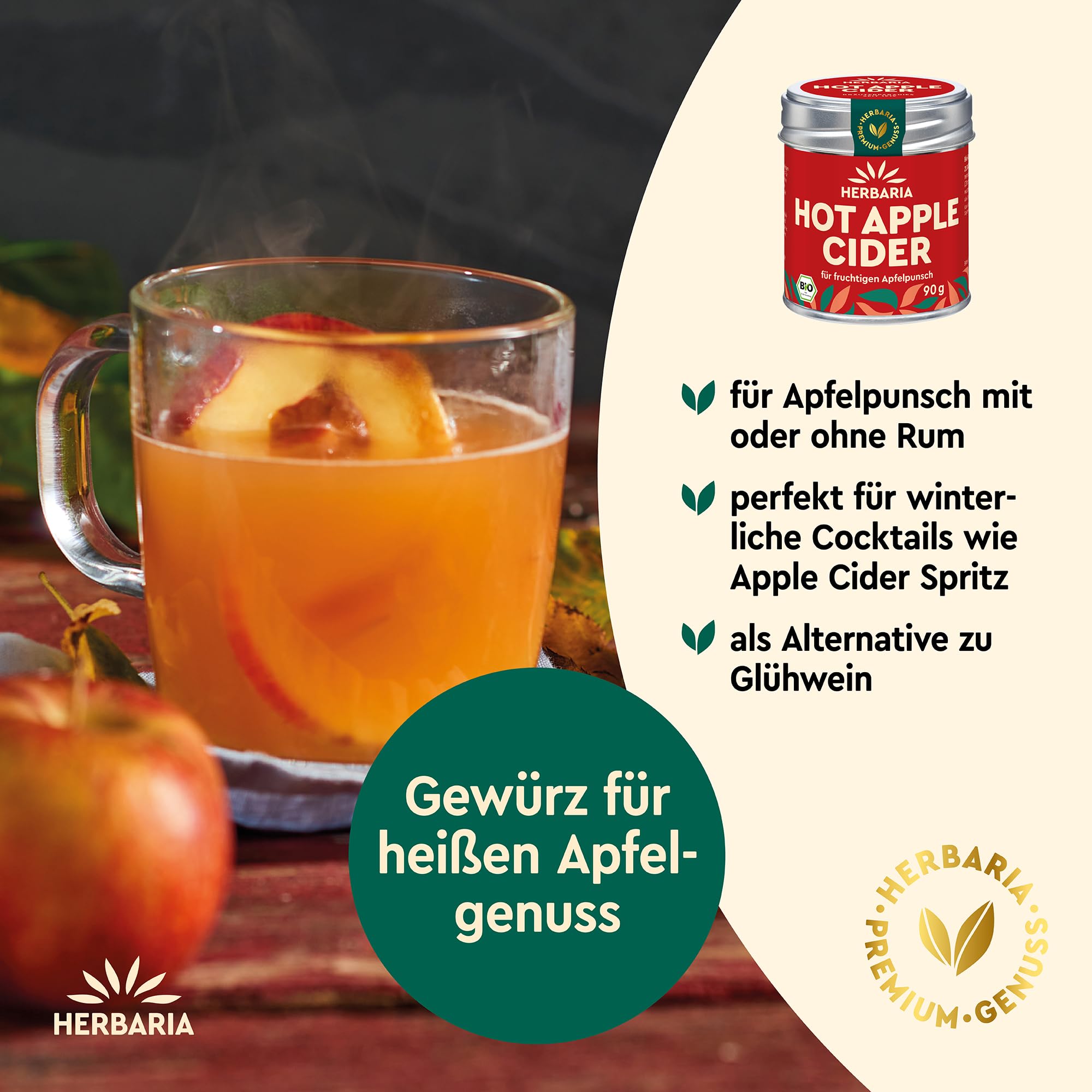 herbaria-hot-apple-cider-bio-punschgew-rz-90-g-dose-fruchtig image 2
