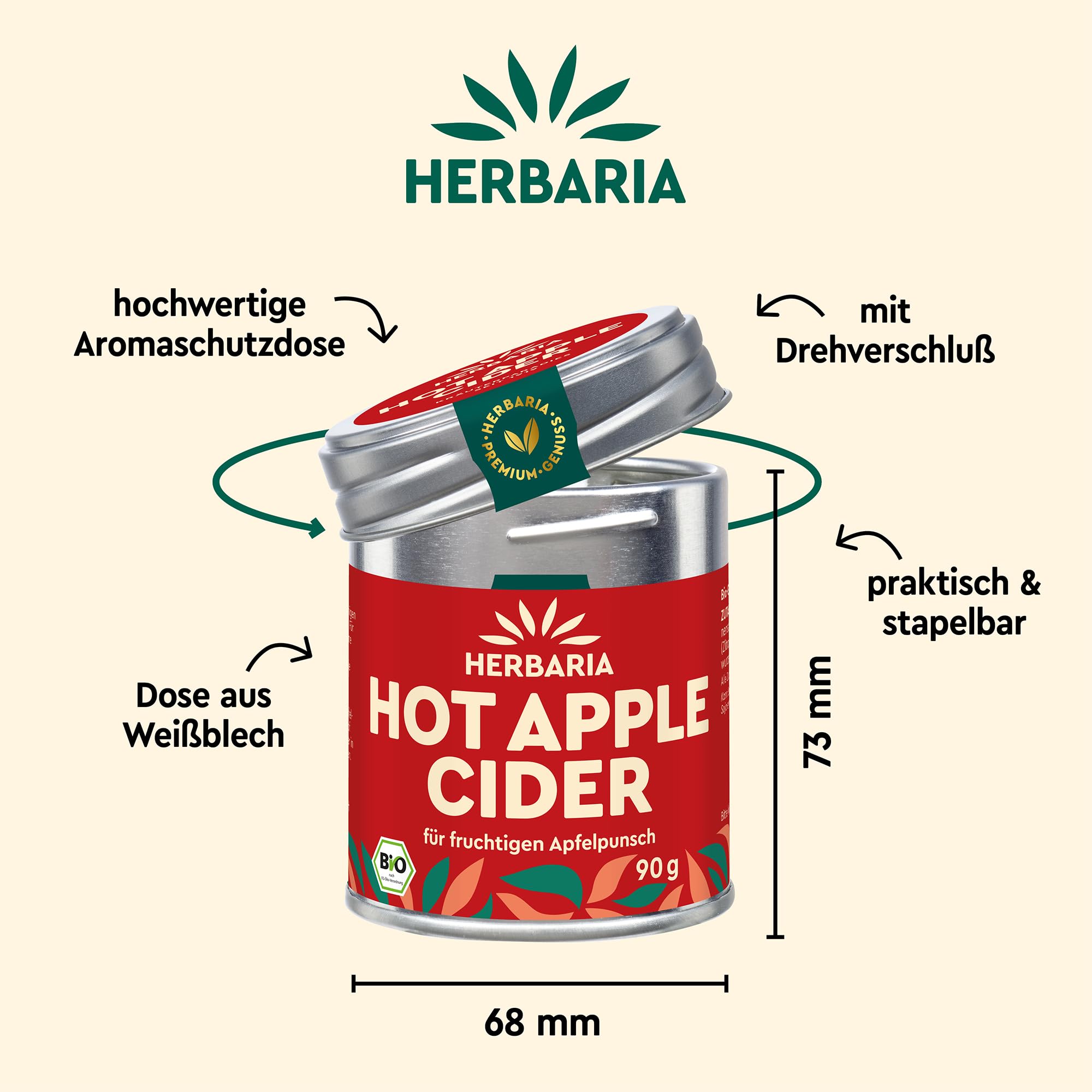 herbaria-hot-apple-cider-bio-punschgew-rz-90-g-dose-fruchtig image 5