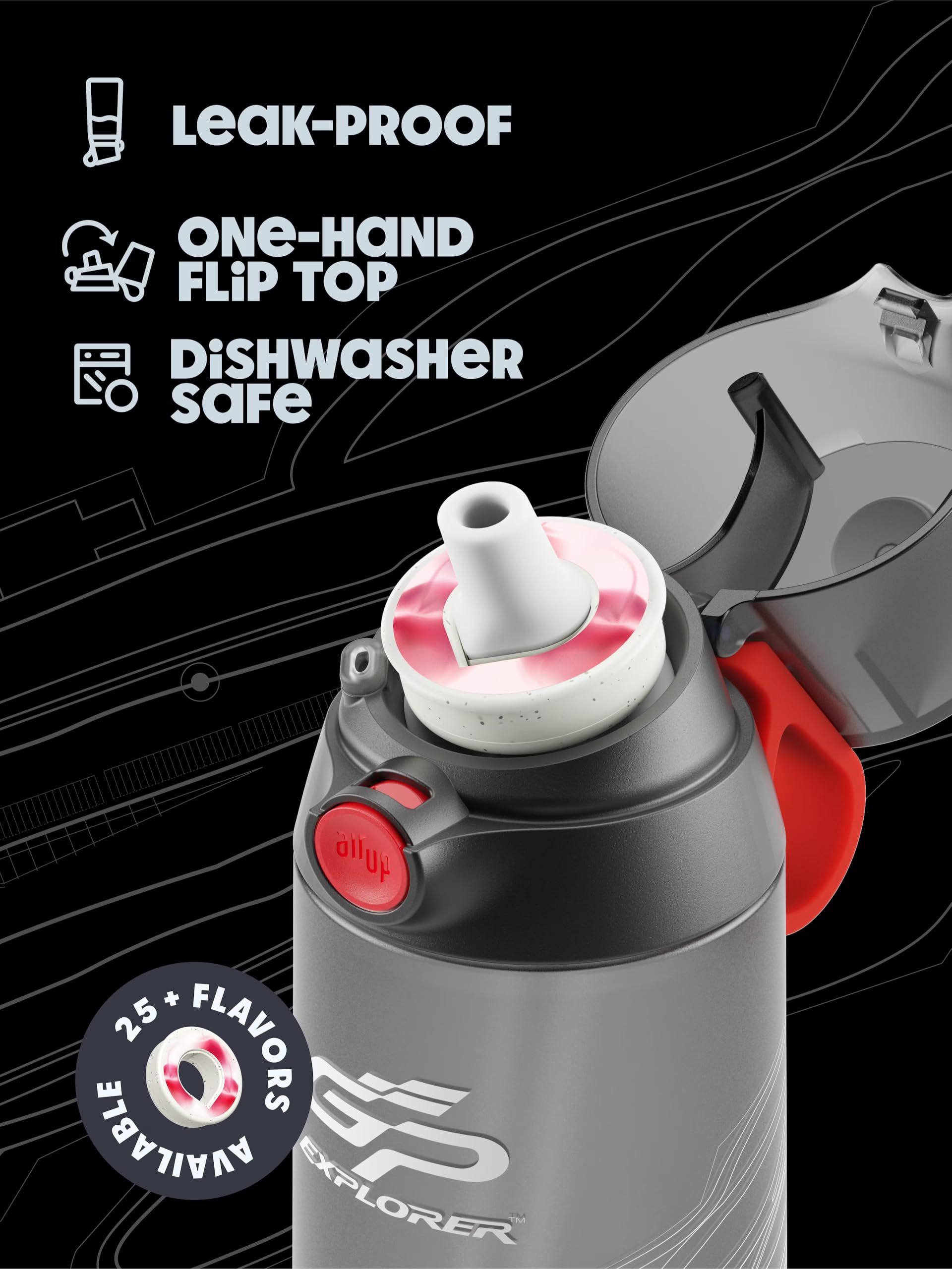 air-up-click-racing-black-trinkflasche-600-ml-auslaufsicher image 2