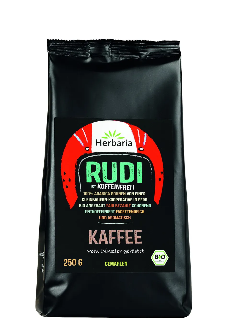 herbaria-rudi-kaffee-bio-entkoffeiniert-gemahlen-250-g-arabica image 1