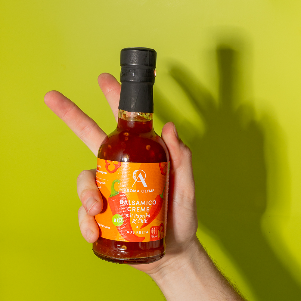 aroma-olymp-bio-balsamico-creme-paprika-chili-200-ml-pikant image 2