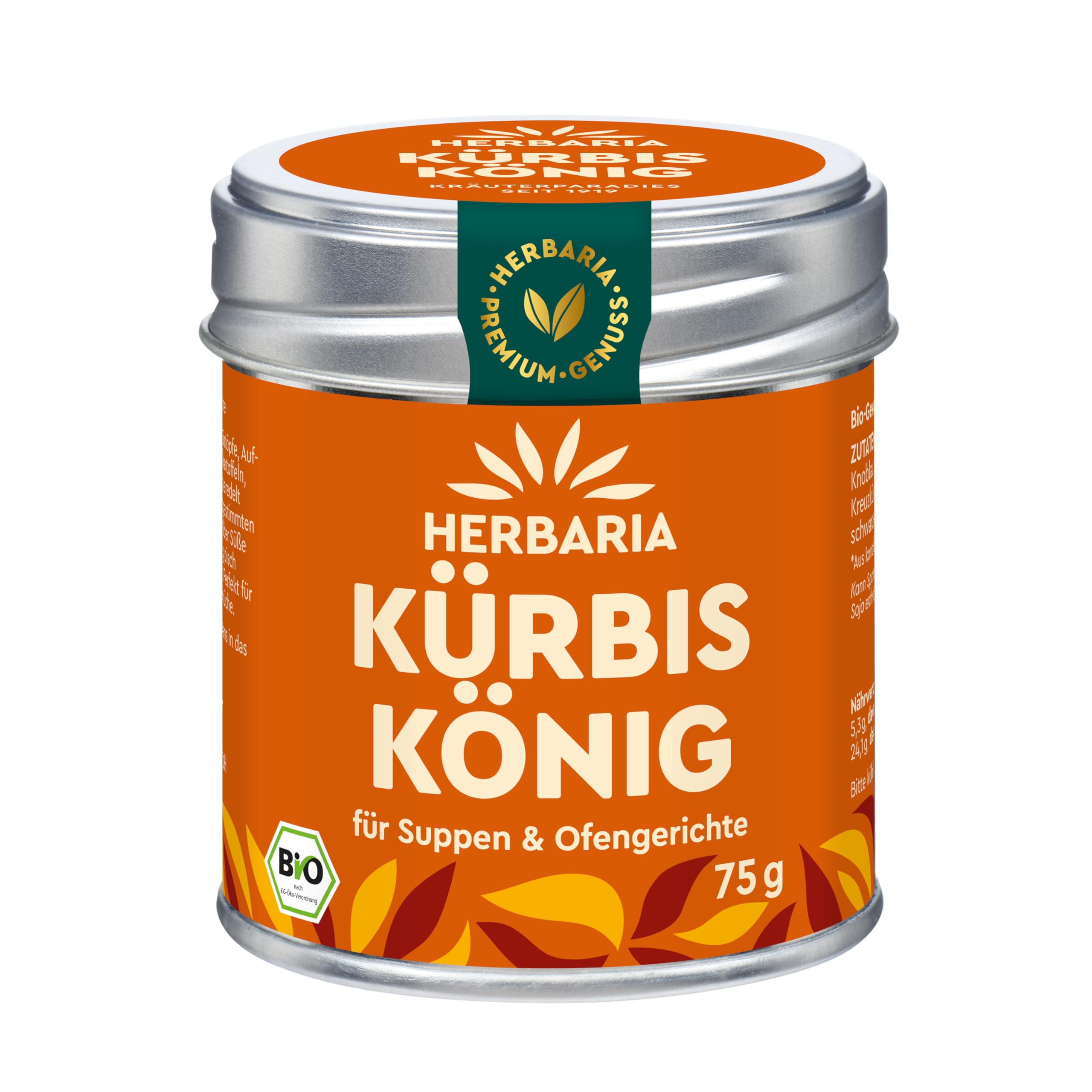 herbaria-k-rbisk-nig-bio-k-rbisgew-rz-75g-pumpkin-spice image 1