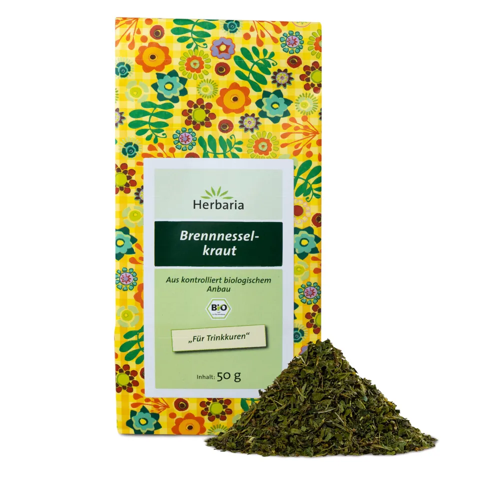 herbaria-brennnesselkraut-bio-tee-lose-50g-f-r-trinkkur image 1
