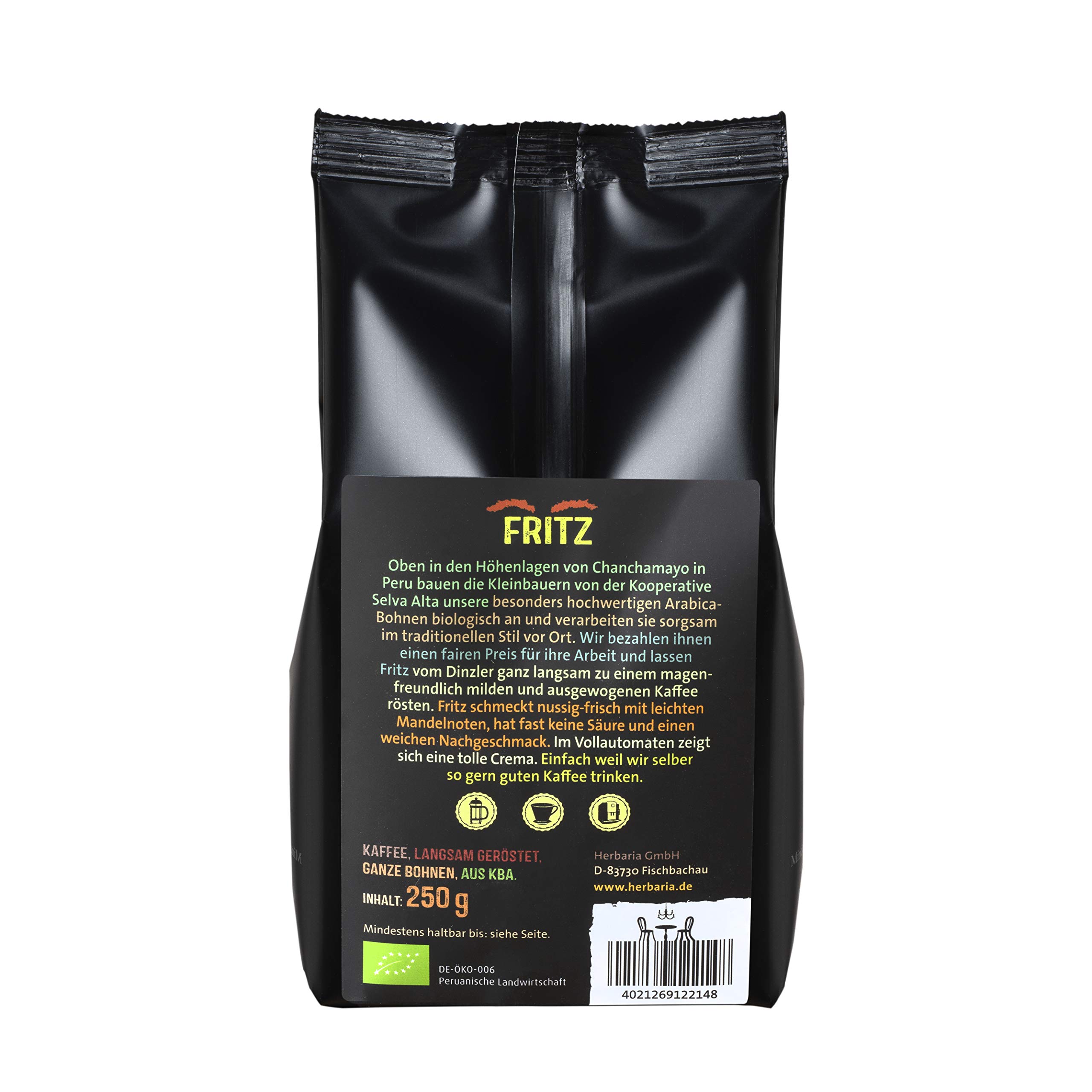 herbaria-fritz-kaffee-ganze-bohnen-250g-bio-s-urearm image 3