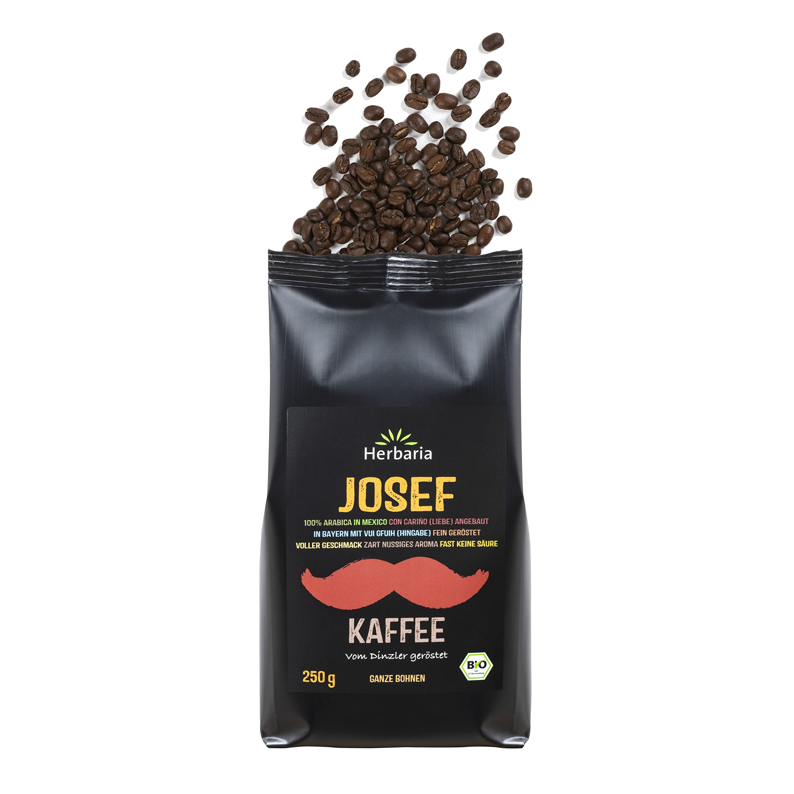 herbaria-josef-bio-kaffee-ganze-bohne-6-x-250-g-mild image 4