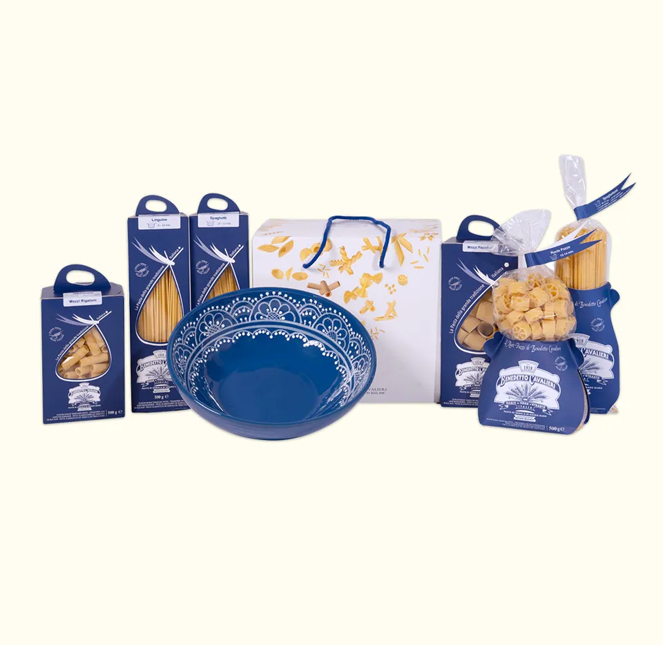 benedetto-cavalieri-geschenkbox-3-kg-pasta-mit-schale-merletti image 1