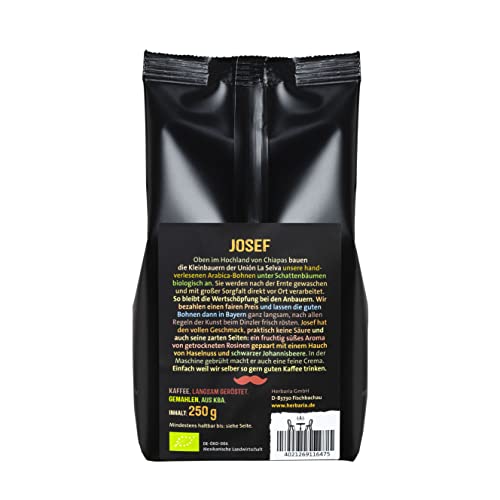 herbaria-josef-kaffee-gemahlen-bio-arabica-6x250g-nussig image 7