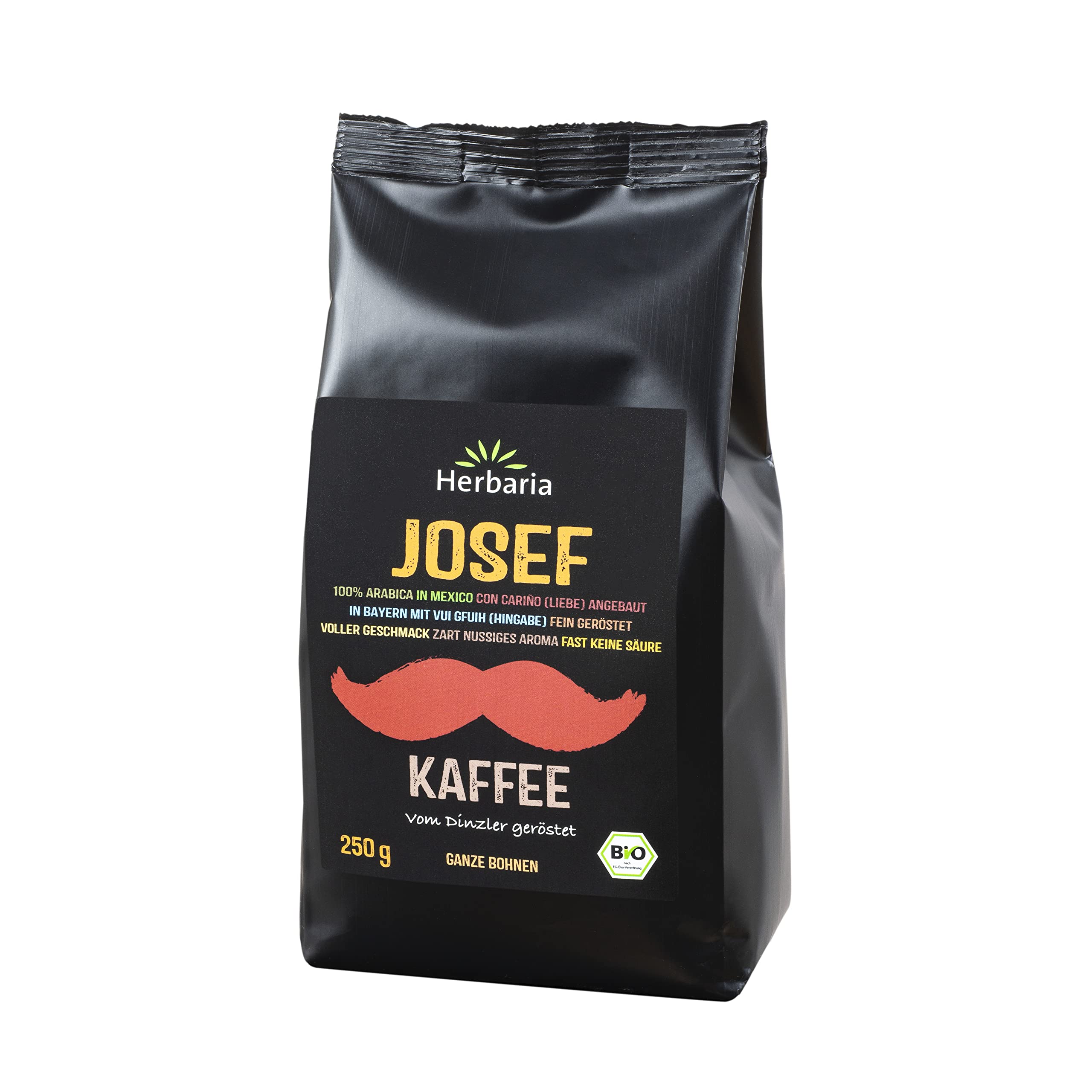 herbaria-josef-bio-kaffee-ganze-bohne-6-x-250-g-mild image 2