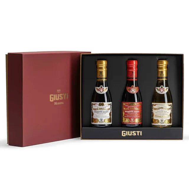 giuseppe-giusti-trio-2-3-gold-medals-white-balsamico-300ml-set image 1