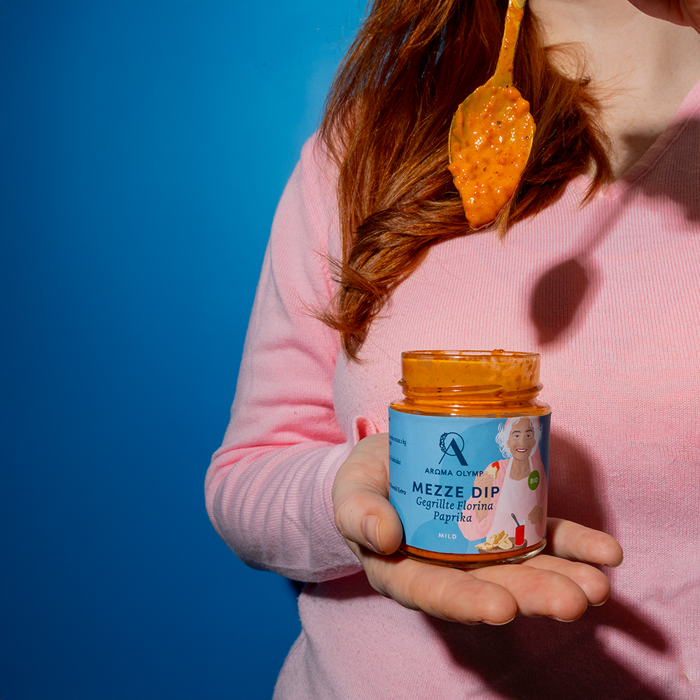 aroma-olymp-bio-mezze-dip-florina-paprika-aufstrich-150-g-vegan image 2