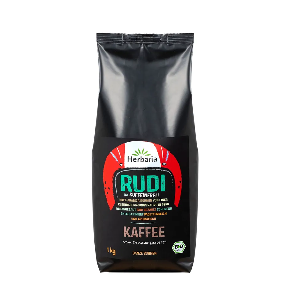herbaria-rudi-kaffee-entkoffeiniert-ganze-bohne-bio-1kg image 1