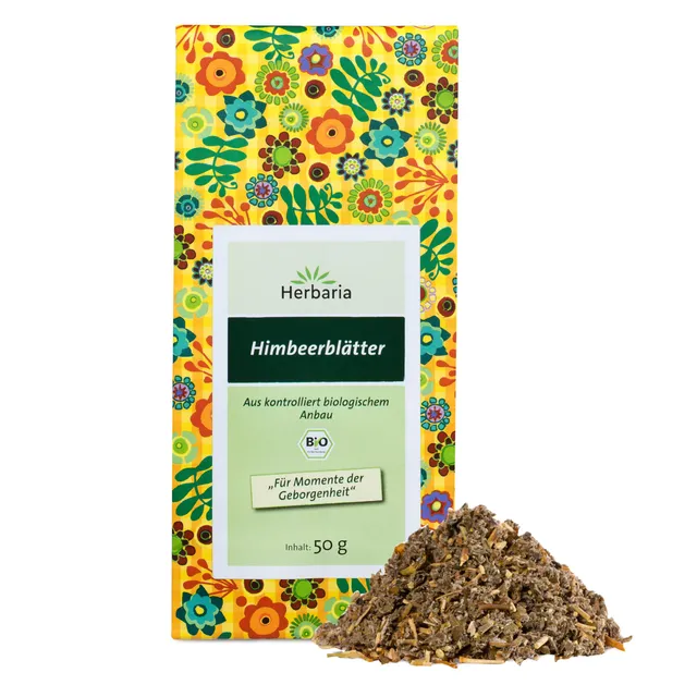 herbaria-himbeerbl-tter-bio-kr-utertee-lose-50-g image 1