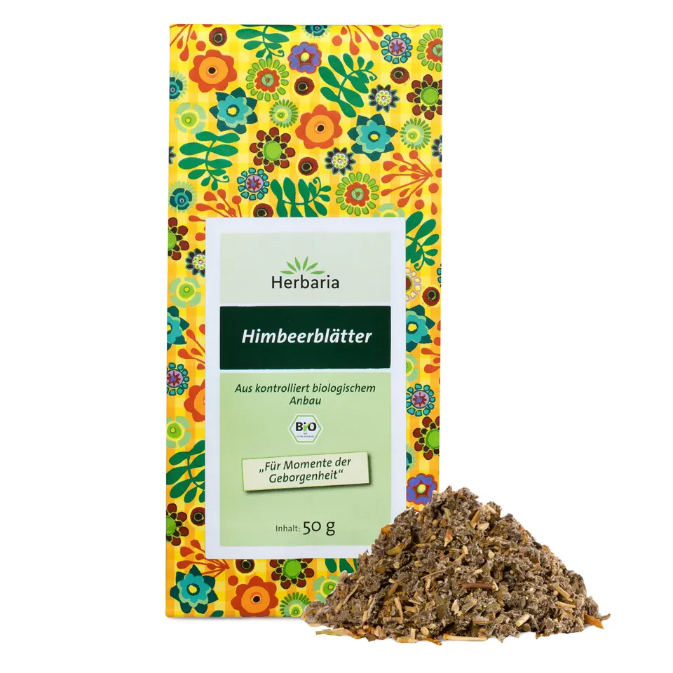 herbaria-himbeerbl-tter-bio-kr-utertee-lose-50-g image 1