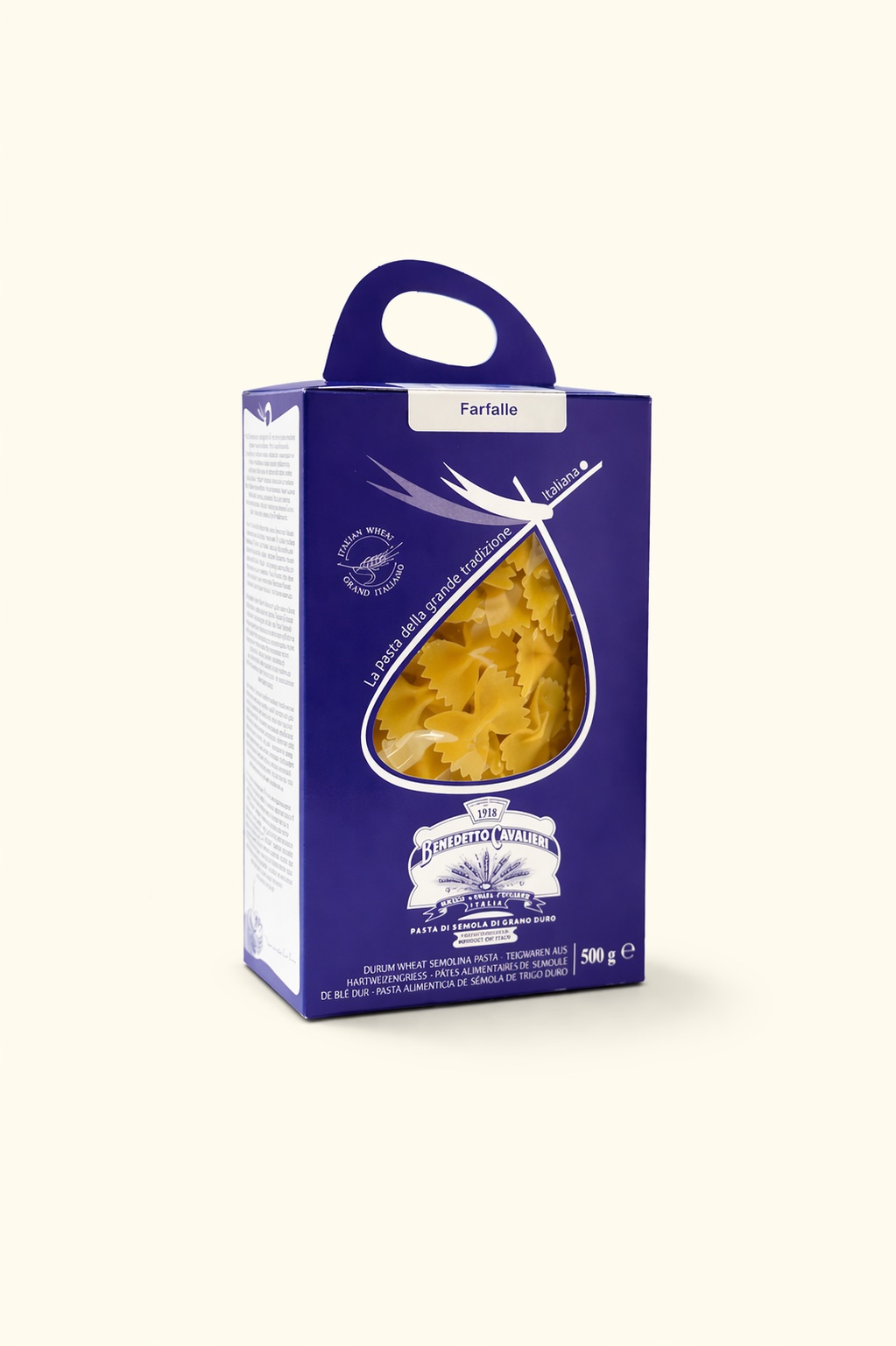 benedetto-cavalieri-farfalle-kurze-nudeln-hartweizen-schleifen-500-g image 2