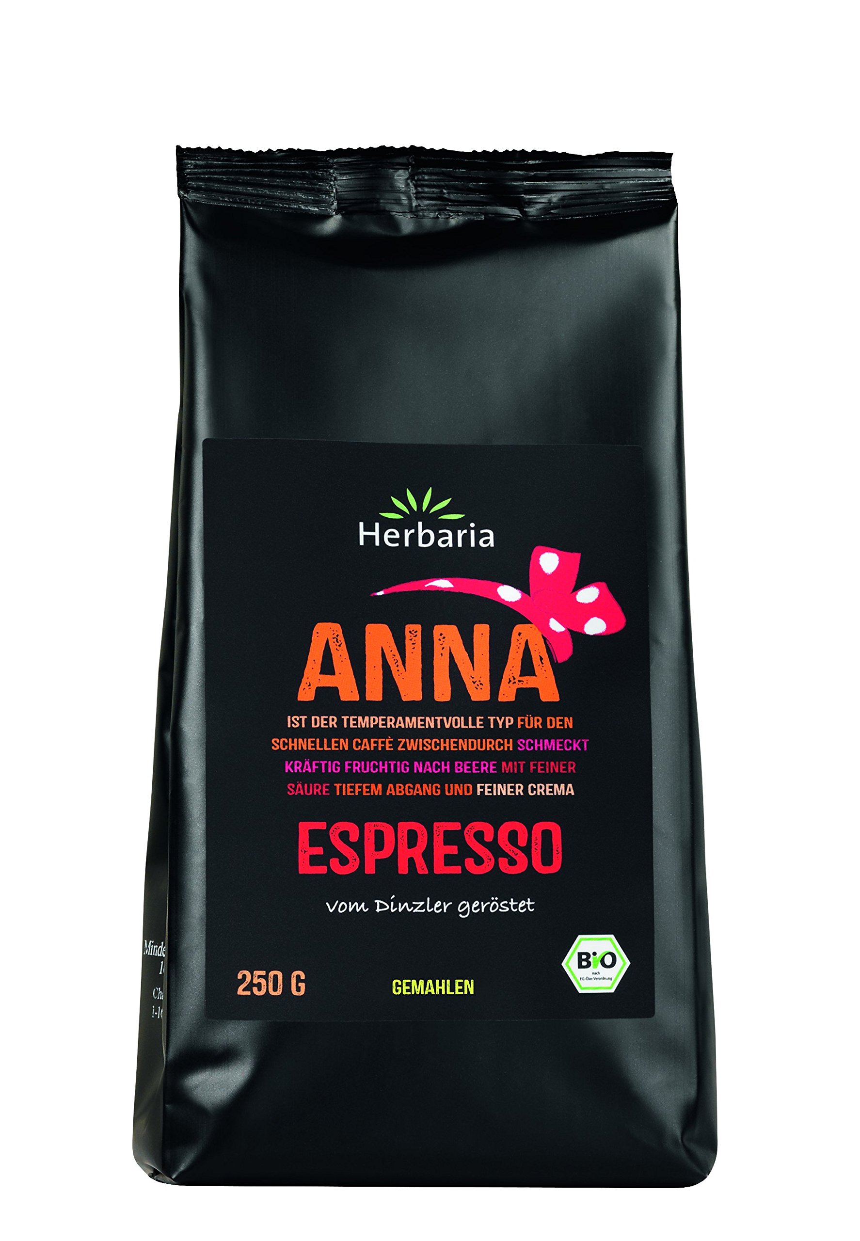 herbaria-anna-espresso-gemahlen-250-g-bio-kaffee-wenig-s-ure image 1