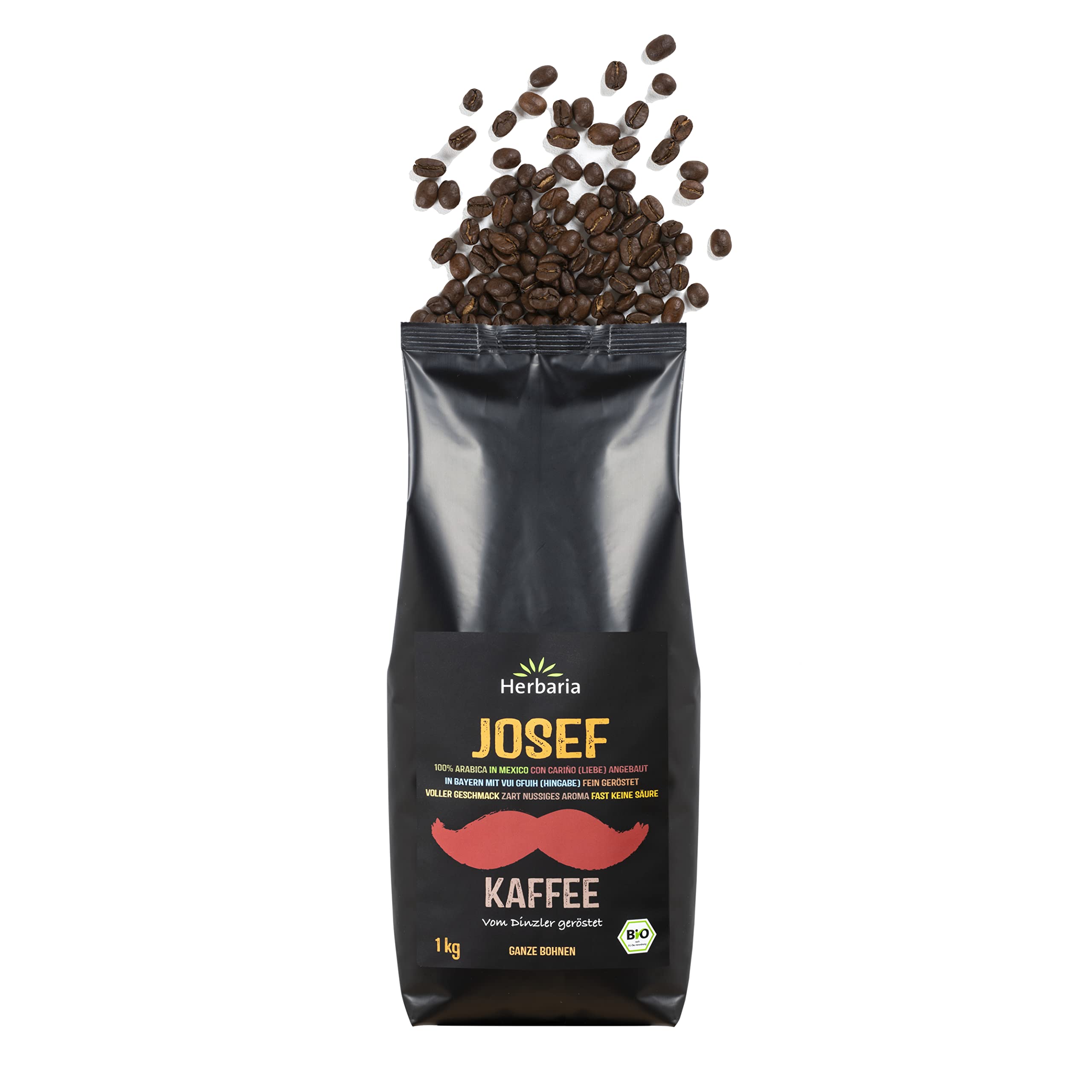 herbaria-josef-bio-kaffeebohnen-1kg-ganze-bohnen-s-urearm image 4